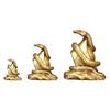 Brass Snake Ornament Table Figurine Decorative Objects Animal Sculptures for Desk Shelf Home Office Diorama