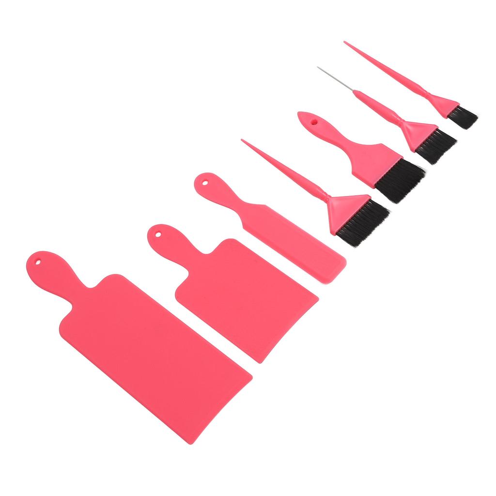7pcs Hair Dye Tool Set Balayage Board Coloring Brush Hair Highlighting Paddle Brush Tools Hair Salon
