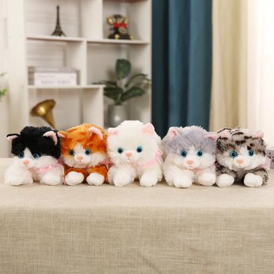 Simulation Cat Plush Toy Doll Kitten Doll Doll Party Cat Throw Pillow Children's Birthday Gift Wholesale Birthday Gift Holiday Throw Pillow