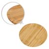 Trays Serving Tray 20*5*30cm For Fruit Pizza Multi-functional Round Wooden Serving Tray Tableware Stand Food Tray
