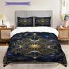 Celestial Harmony Mystical Cosmic Design Bedding 1 Duvet Cover 2 Pillowcase Without Core Without Core Christmas Birthday Gift Bedding Set