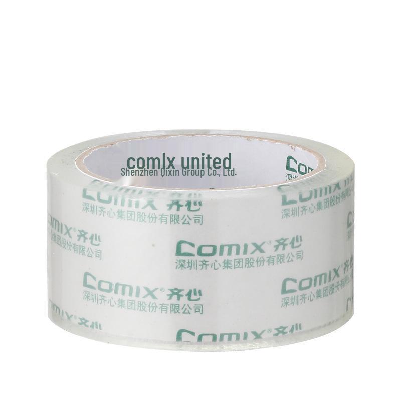 Qixin JT5506-2 Transparent Sealing Tape, 55mm x 60Y, Pack of 2.