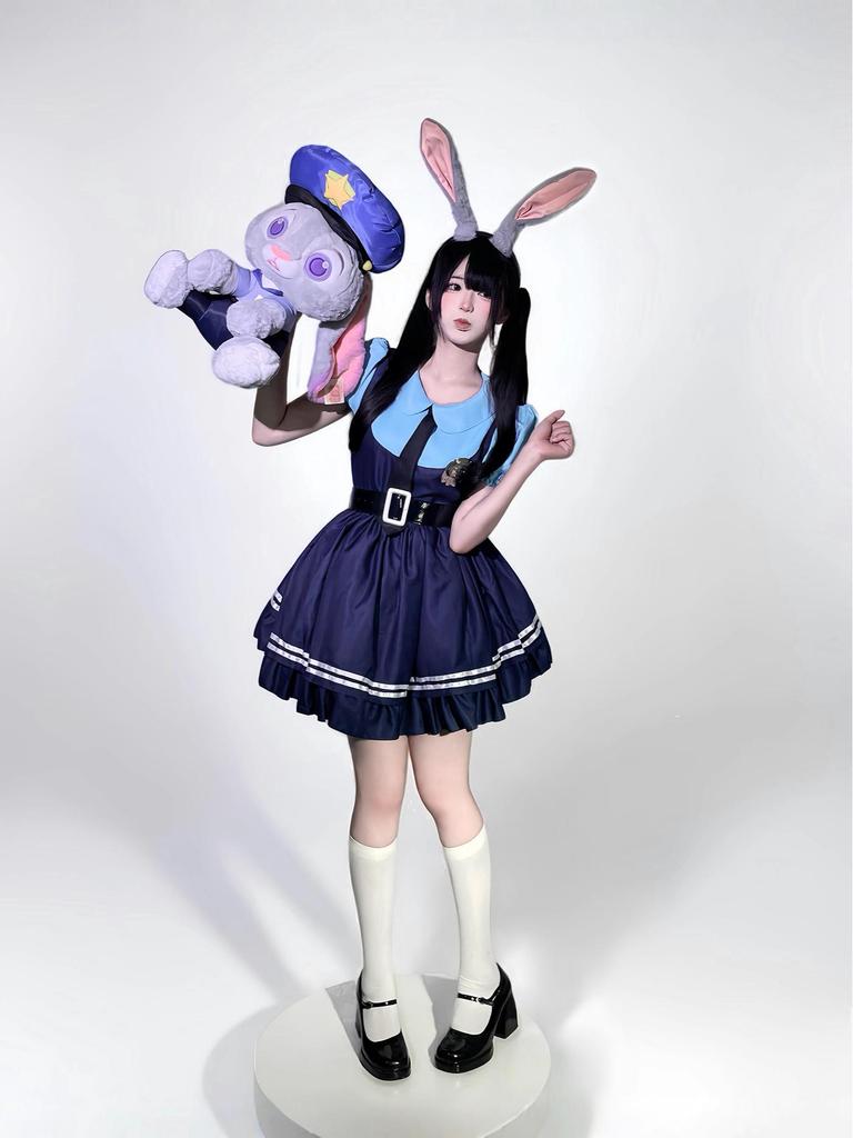 Zootopia Judy Králík Cosplay Kostým Plná Sada
