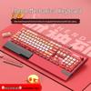 Langtu K1000 Mechanical Keyboard - Blue, Black, Brown, Red, Silver Switches, Esports Gaming for Girls, Office Wired, Custom Transparent Design
