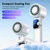 199 Speed Small Pocket Fans with Ice Cooler Powerful Mini Personal Fans Electric Quiet Handfan Beach Vacation Travel Essentials