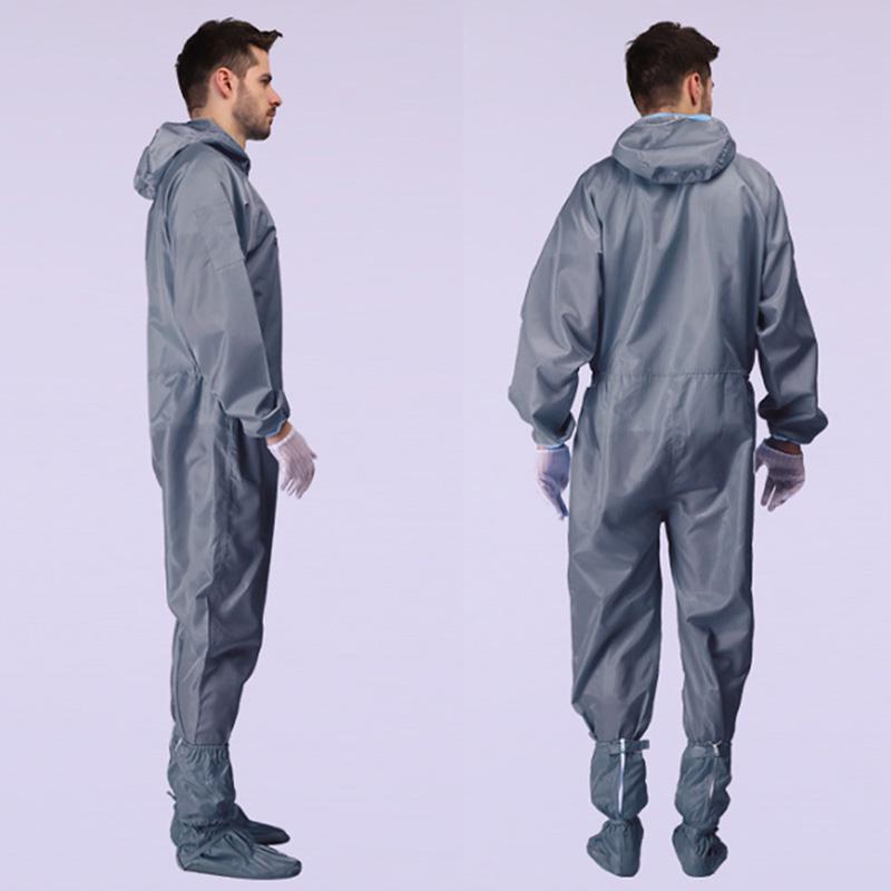 Men Wome Anti Static Anti-splash Protective Coverall Waterproof Disposable Dust Proof