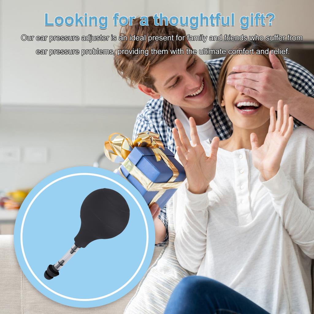 Silicone Ear Pressure Regulator, Portable Ear Pressure Relief Tool, Ear Pressure Adjuster for Flights, Altitude