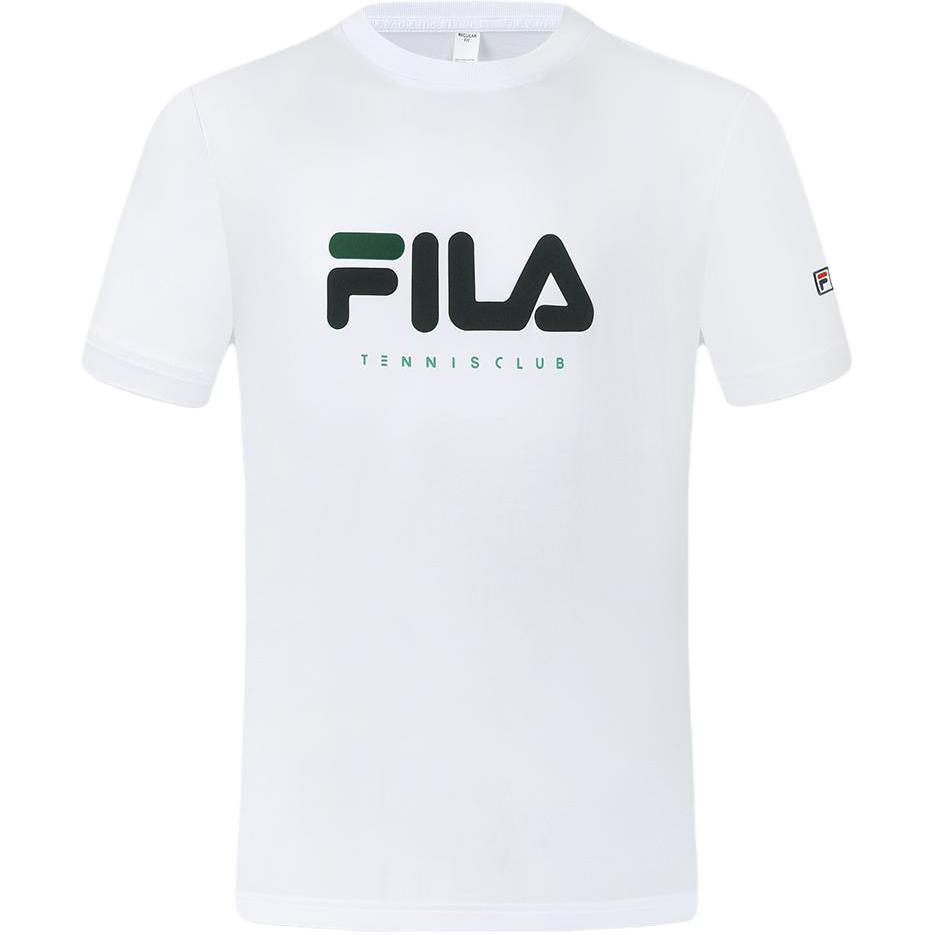 New FILA T Shirts Men's Jade White A11M333199FWT