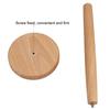 Wooden Paper Towel Holder Dining Room Tissue Vertical Stand Creative Toilet Roll Holder  Bathroom