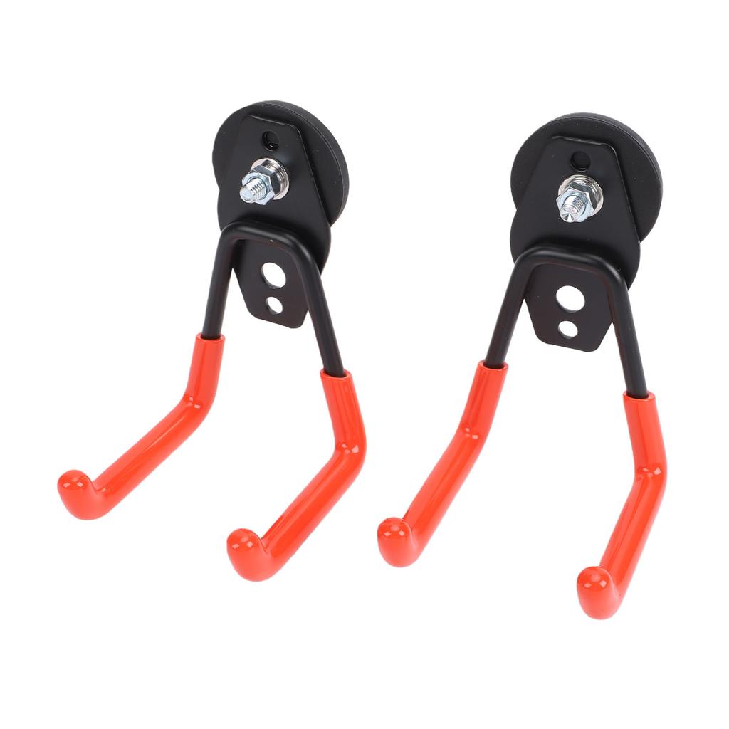 2 Pcs Open Hooks Slip Resistance Heavy Duty Large Magnet Garage Hooks with PVC Coating