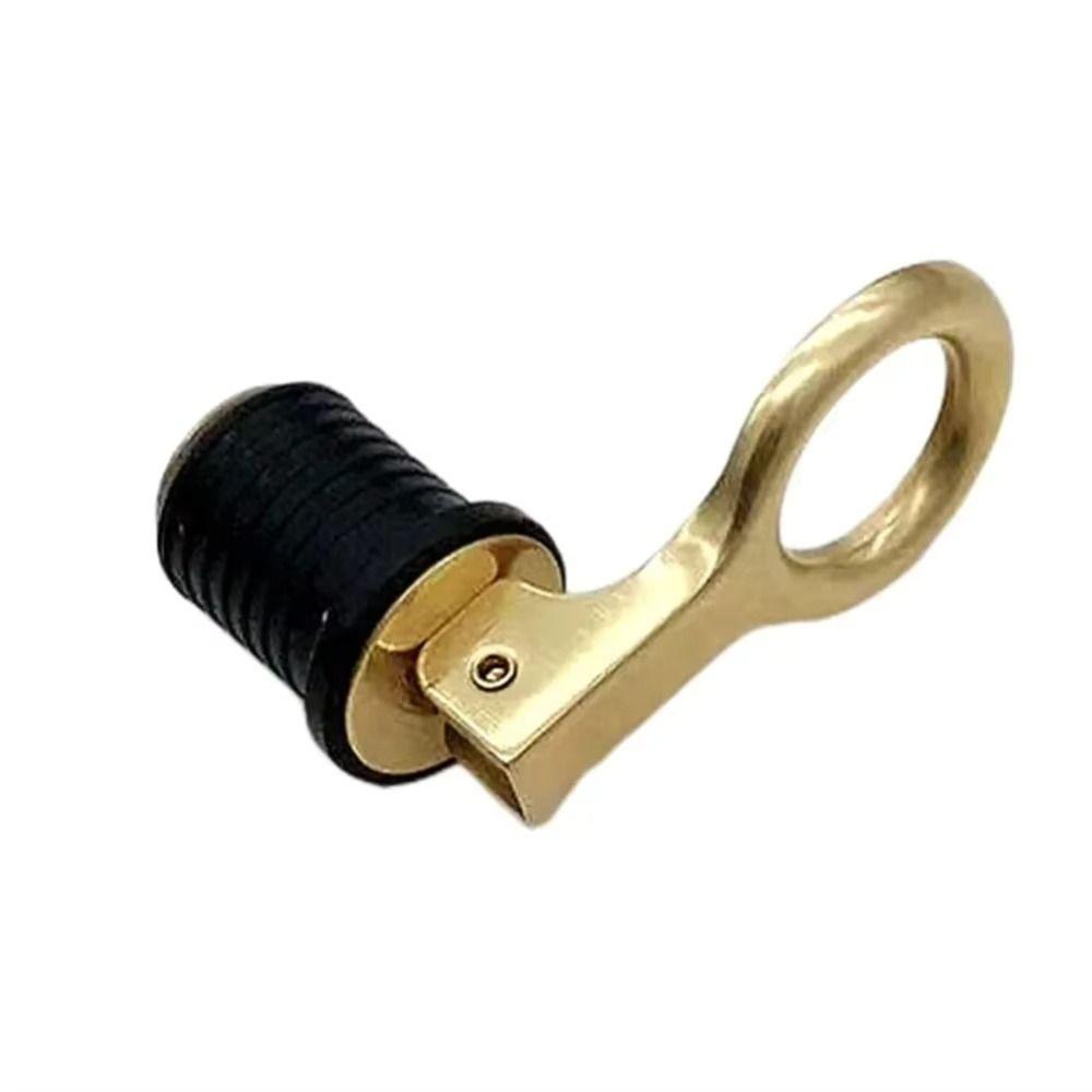 Rubber Plug Marine Boat Drain Plug Sturdy Compression Plug Plumbing Brass Handle Drain Plug  Kayaks