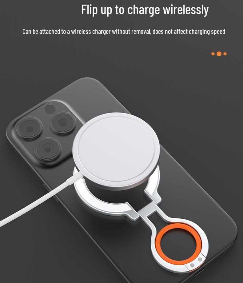 Magnetic Magsafe Phone Ring Holder & Zinc Alloy Desktop Stand