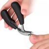 Stainless Steel Nail Clippers with Curved Blades, Portable Toenail Clippers with Splash Protection, Manicure Tool for Thick Nails