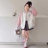 2026 Girls' Trendy Casual Spring/Autumn Baseball Jacket for Medium & Large Kids