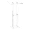 Podium Stand 50 In Portable Acrylic Lectern Storage Wide Reading Surface