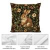 Rabbit Retro Decorative Pillow Case Short Plush Sofa Decorative Gift Home Double-sided Printing Cushion