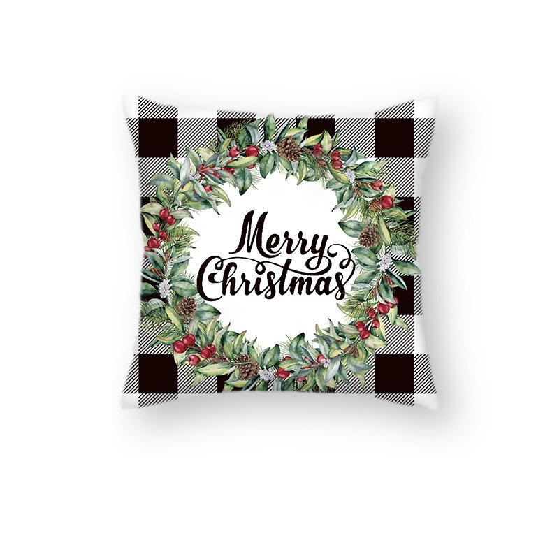 Nordic New Year Christmas Sofa Pillow Ins Cushion Pillow Case Festive Decoration Sofa Living Room Pillow Case