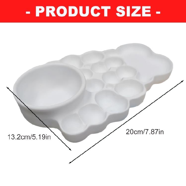 Reusing Plastic Painting Palette For Children's Art Projects Light Weight Design Paint Mixing Tray For Easy Storage