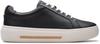 Clarks Womens Hollyhock Walk Sneakers In Black Leather