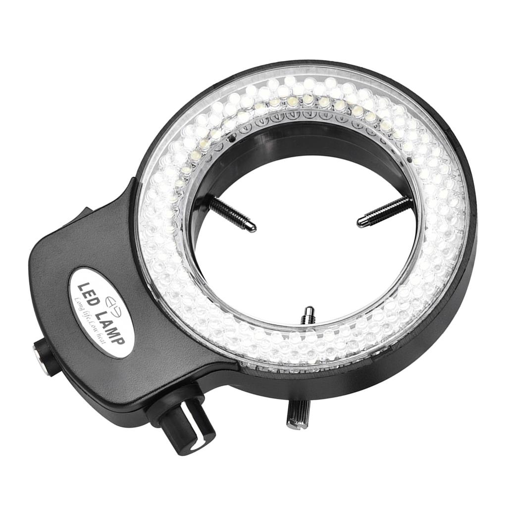 Microscope Camera 144 LED Beads Light Source Brightness Adjustable Ring Lamp