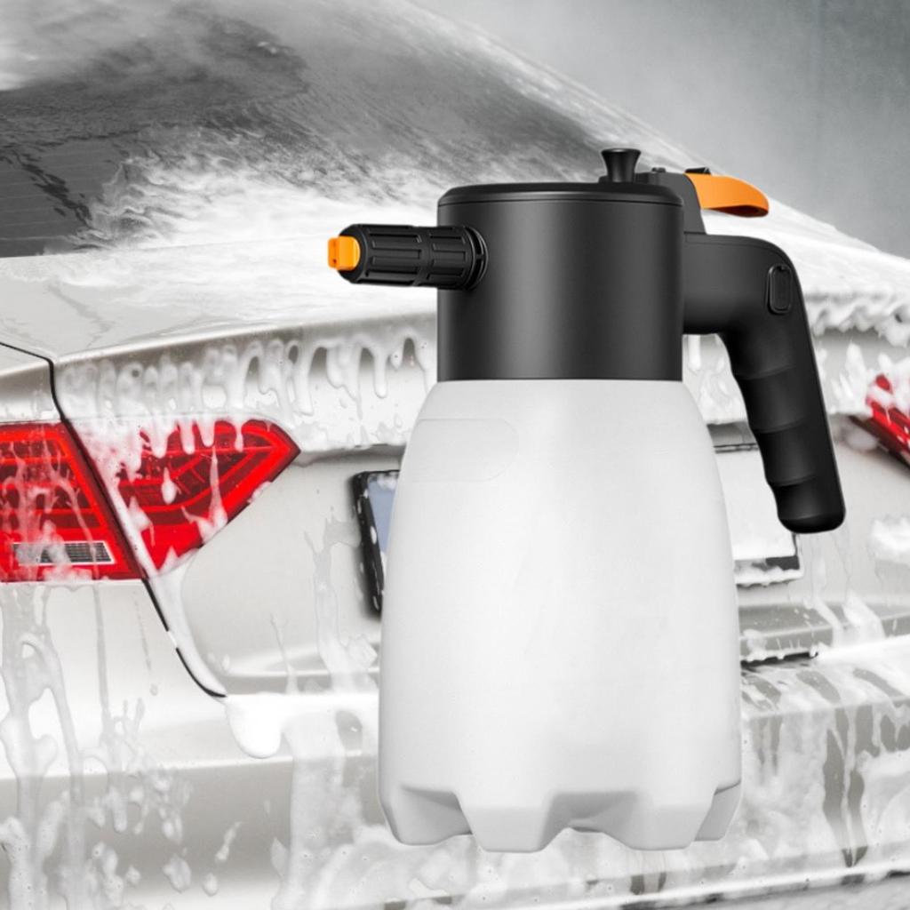 1700ml Car Electric Foam Sprayer USB Charging Labor Saving 9.6x4.9inch Versatile