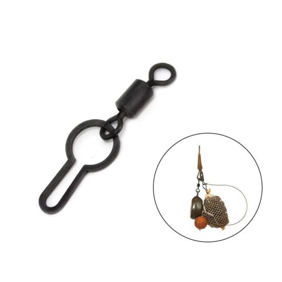 20Pcs Quick Change Ring PVA Bag Hanging Swivel Clips Carp Fishing Tackle Tool