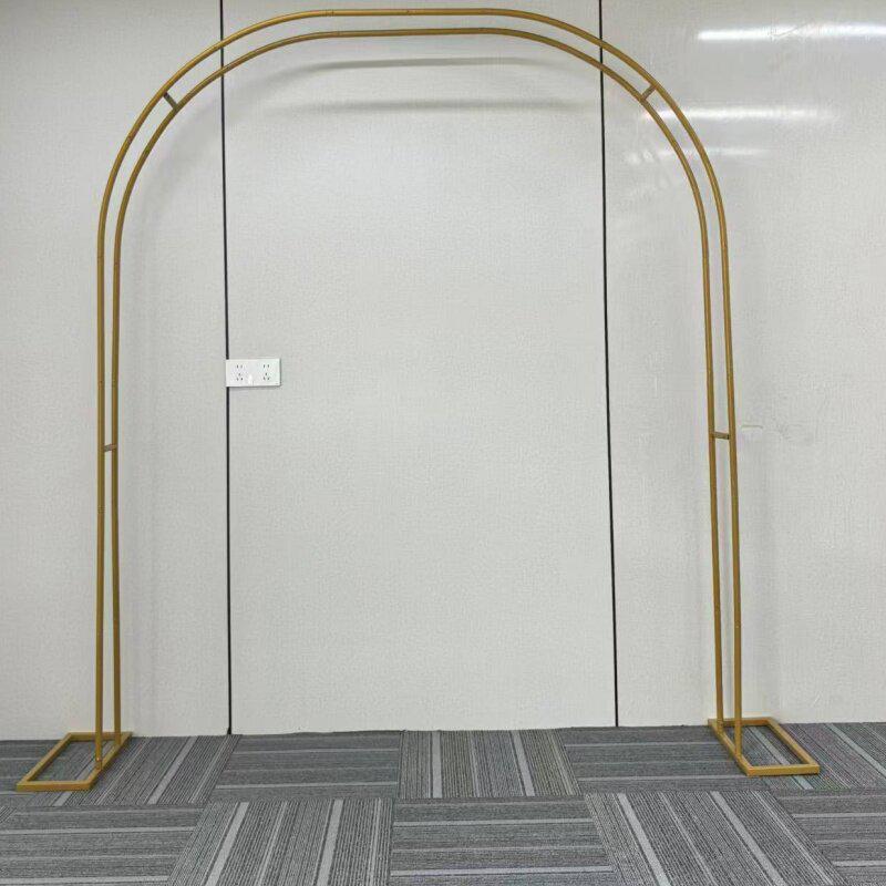 Rund bågställning i smidesjärn för bröllops- och festballonger