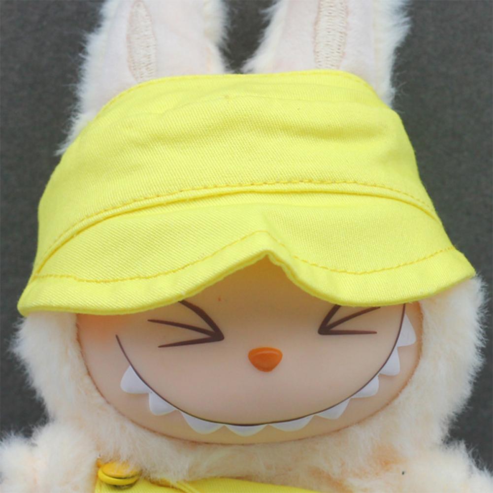 For 17cm Labubu Doll Clothes Fashion Clothes Cap Doll Clothes Color Match Hat Dolls Accessories Cute Decoration Little Clothes