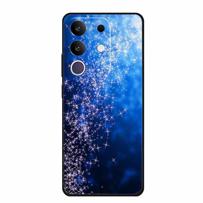 Phone Case For Vivo T4x 5G Y300T 2025 Case 6.72" Black Silicone TPU Soft Back Cover For Vivo Y29 4G Cases Y 29 Coque Funda Para