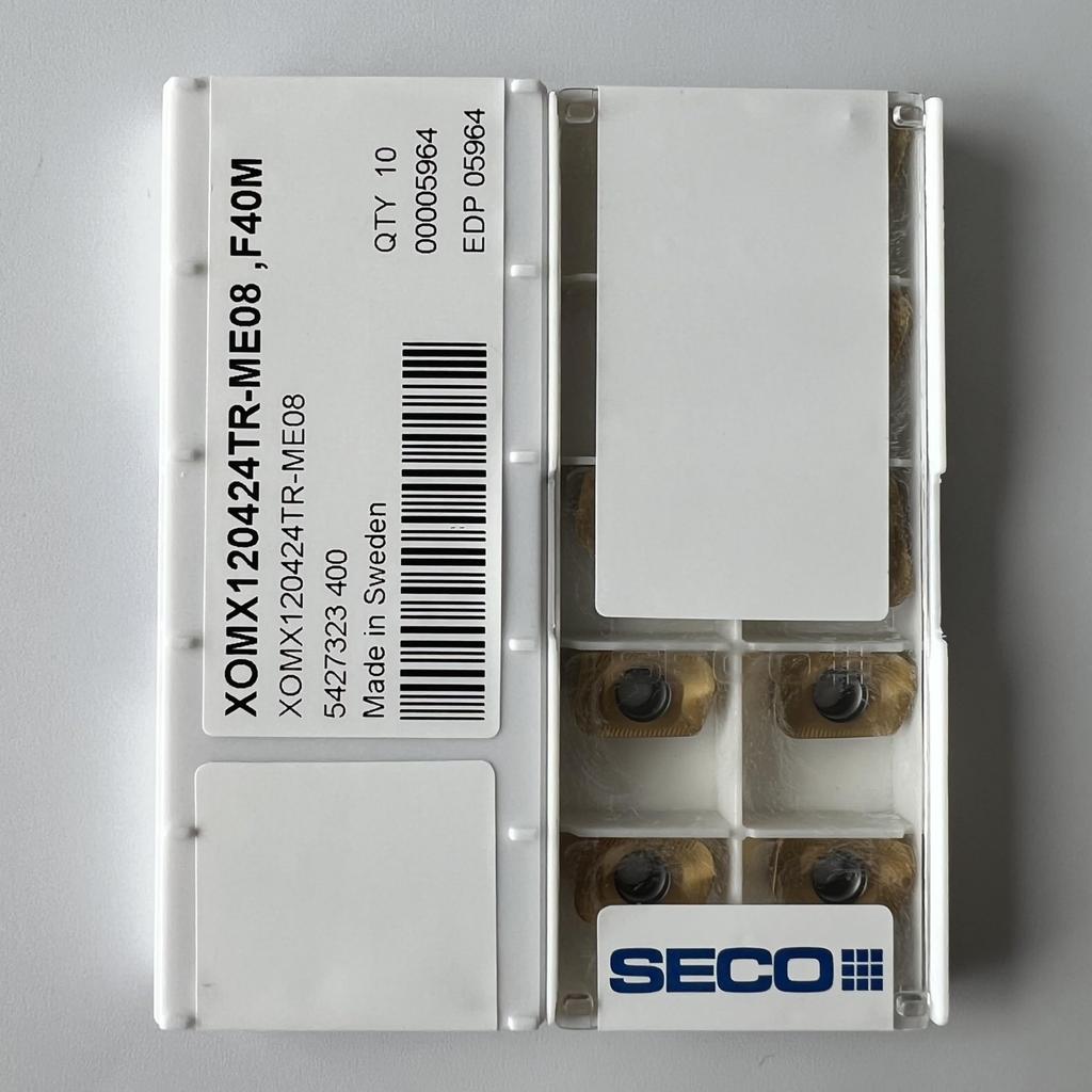 SECO / XOMX120424TR-ME08,F40M / Original genuine CNC alloy blade 10 Pcs