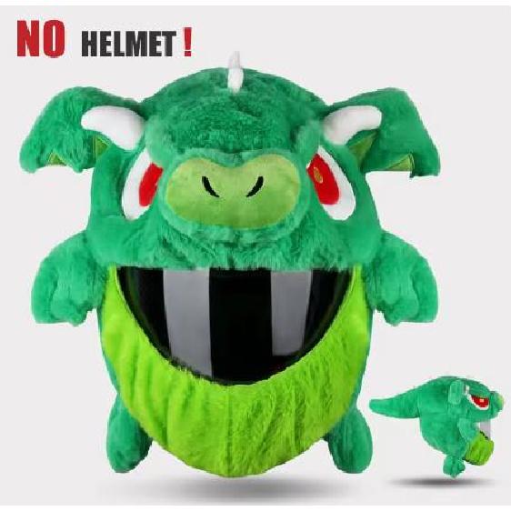 Motorcycle Full Helmet Cover Cartoon Plush Animal Helmet Cover Fabric Protection Funny Helmet Cover Motorcycle AccessoriesSpeed Sensors 6