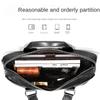 Brand Men's Bag Briefcase 100% Genuine Leather Handbags 15 Inch laptop bag Men's casual shoulder crossbody bags Messenger bag