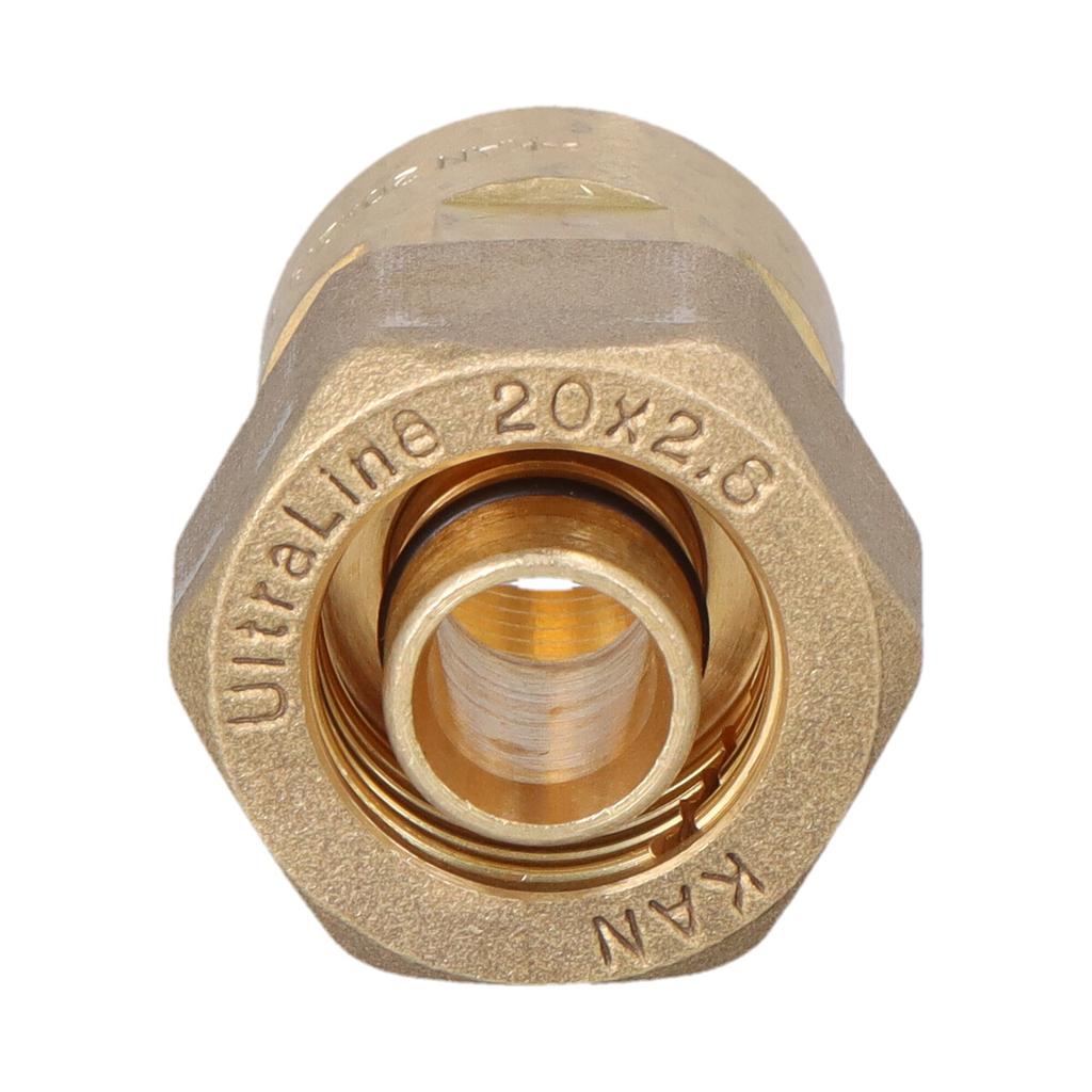 UltraLINE Brass Screwed Connector - 20 G1/2"