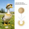 Creative Porch Pet Dog Cat Costume Handcrafted Straw Poultry Costume Hat Wear Windproof Rope Puppy Straw Hat