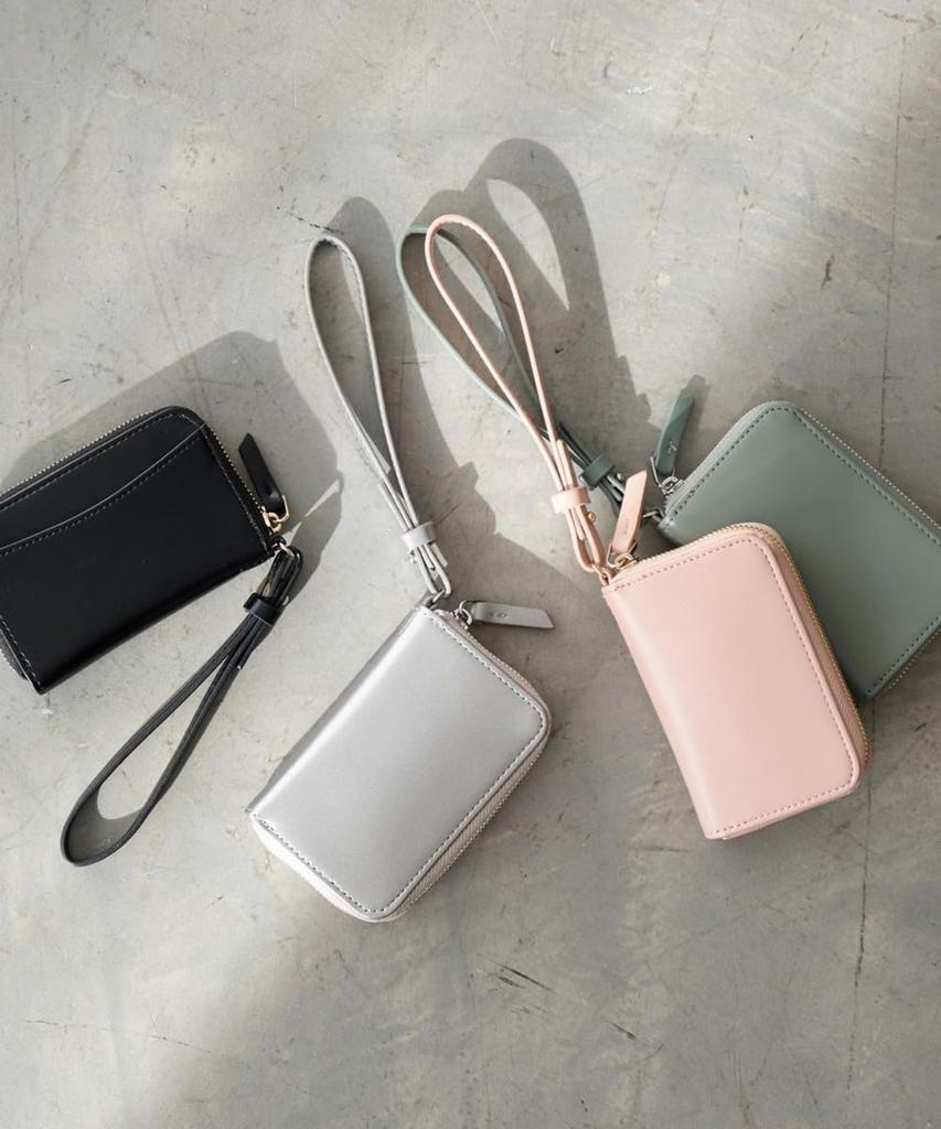 Afternoon Tea Living JJ94 Mini Wallet / TAEKO HIGASHIHARA x Afternoon Tea, Silver