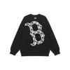 MLB Boston Red Sox Large Logo Print Crew Neck Long Sleeve Sweatshirt Unisex Sweatshirt Black 3AMTO0226-43BKS