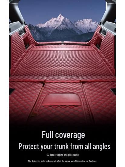 Kompletní krycí rohož do kufru pro 7místnou Toyotu Highlander - Vše v jednom interiérový doplněk