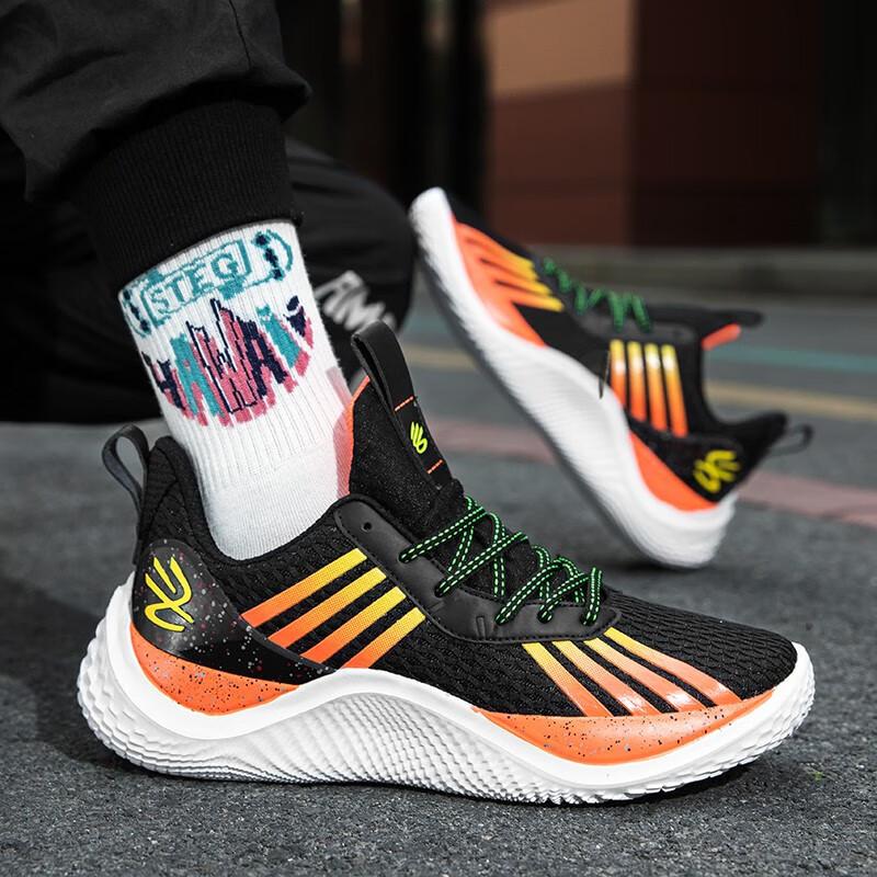 Low-top Basketball Shoes for Men and Women, Summer Mesh Breathable, Non-slip, Wear-resistant, Shock-absorbing, Lightweight Shoes, Combat Boots