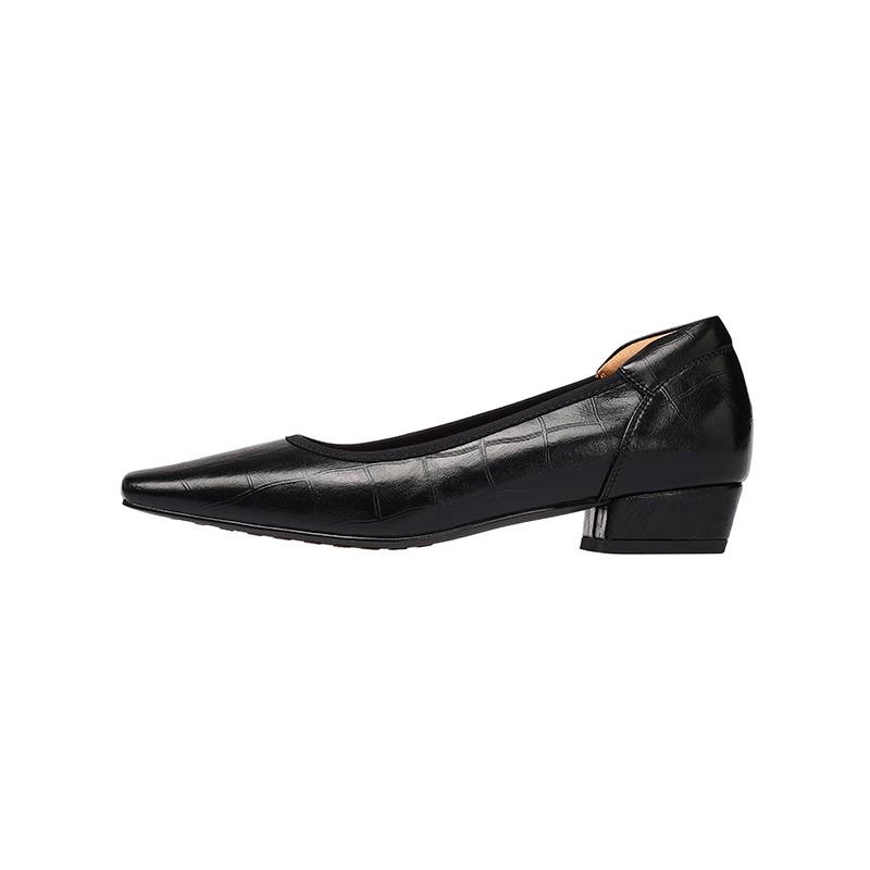

Krazing Pot Cow Skin Square Toe Low Heels Summer Shoes Big Size 41 Women Concise Style Modern Pumps 34 чёрный