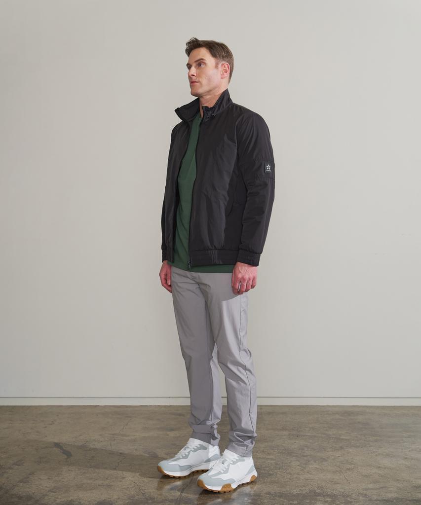 PANICALE Gray Embroidery Point Chino Pants
