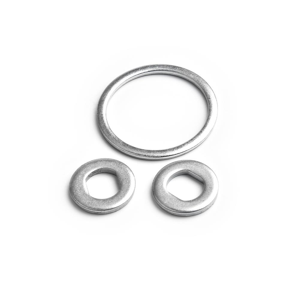 E-bike Hub Motor Axle Components Kit with Lock Nut and Washer for M12/M14