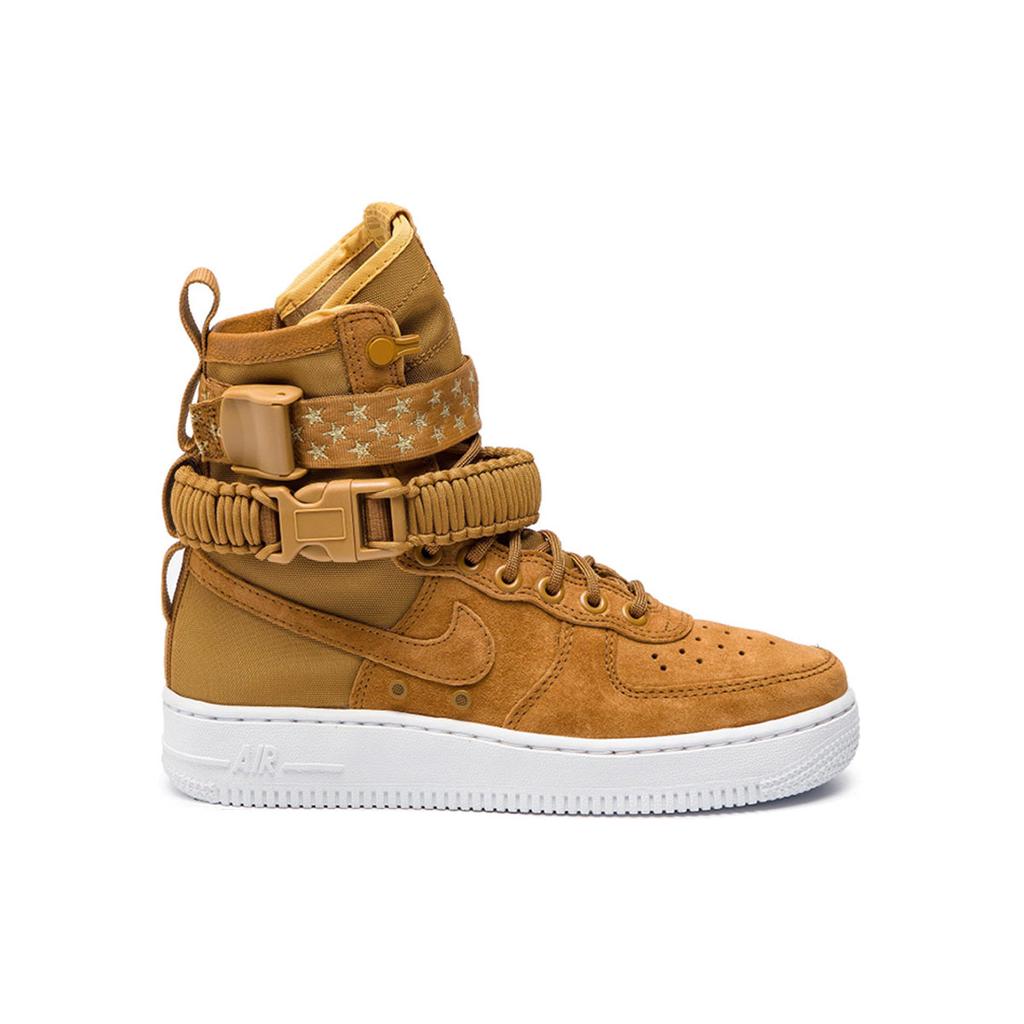 New Nike Sf Air Force 1 High Muted Bronze Women's 857872-203