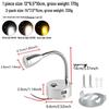 LED Touch Dimming RV Yacht USB Interior Reading Light, 3W, 12V