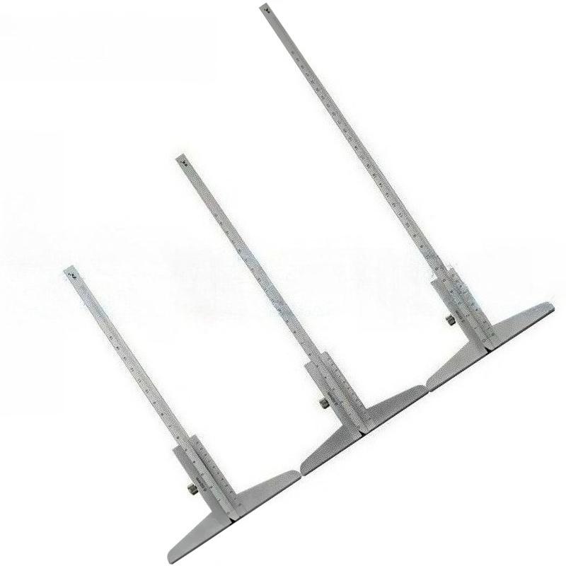 Depth Vernier Caliper 0-150/200/300mm 0.02mm Precision Aluminum Steel Measuring Tool with Case for Workshop Machine Shop