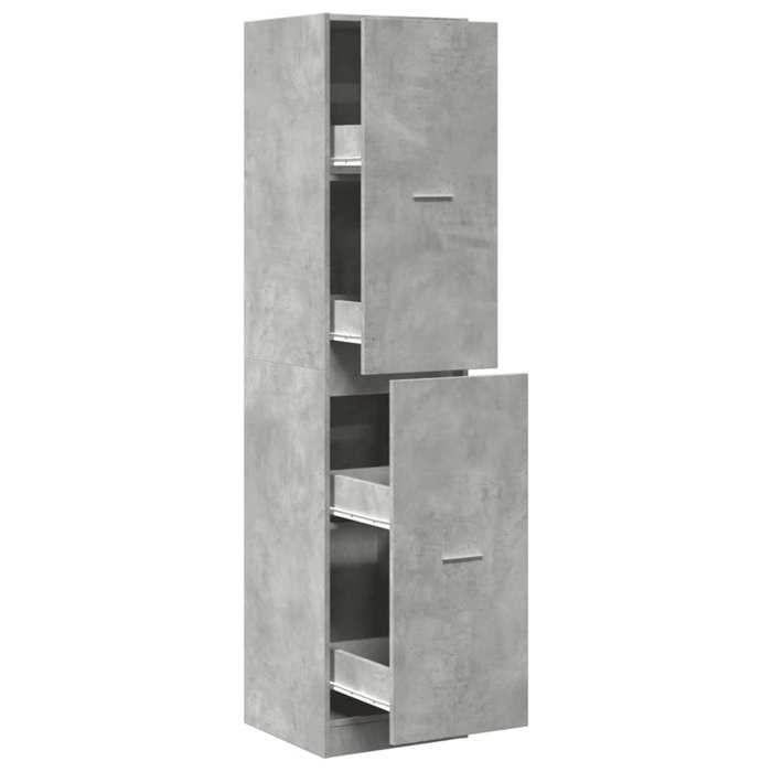 VidaXL Apothecary Cabinet Concrete Grey 40x41x174.5 Cm Engineered Wood, Apothecary Chest, Apothecary Furniture, Chest To 3309648