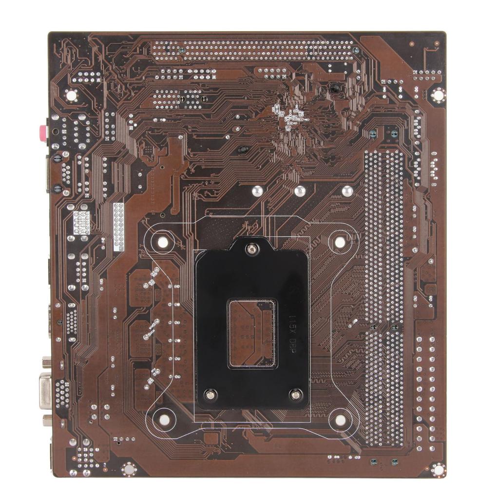 H81 LGA1150 Desktop Motherboard, Micro ATX Gaming Motherboard, Dual Channel DDR3, M.2 NVMe, NGFF 6Gb/s PCIe Motherboard