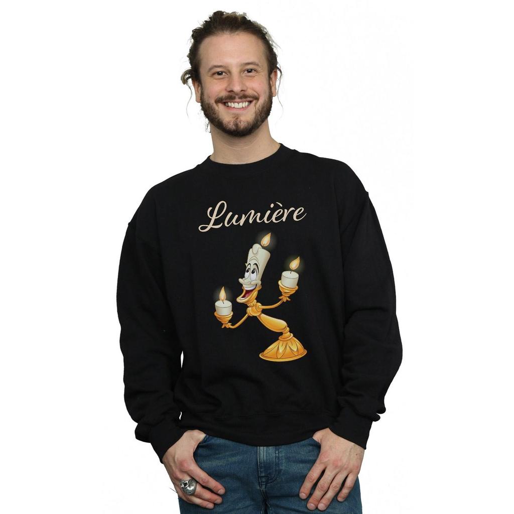 Disney Mens Beauty And The Beast Be Our Guest Sweatshirt