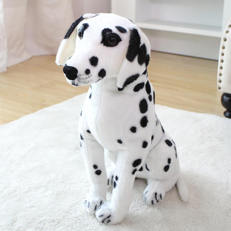 Realistic Dog Plush Toy With Short Fur For Kids And Collectors