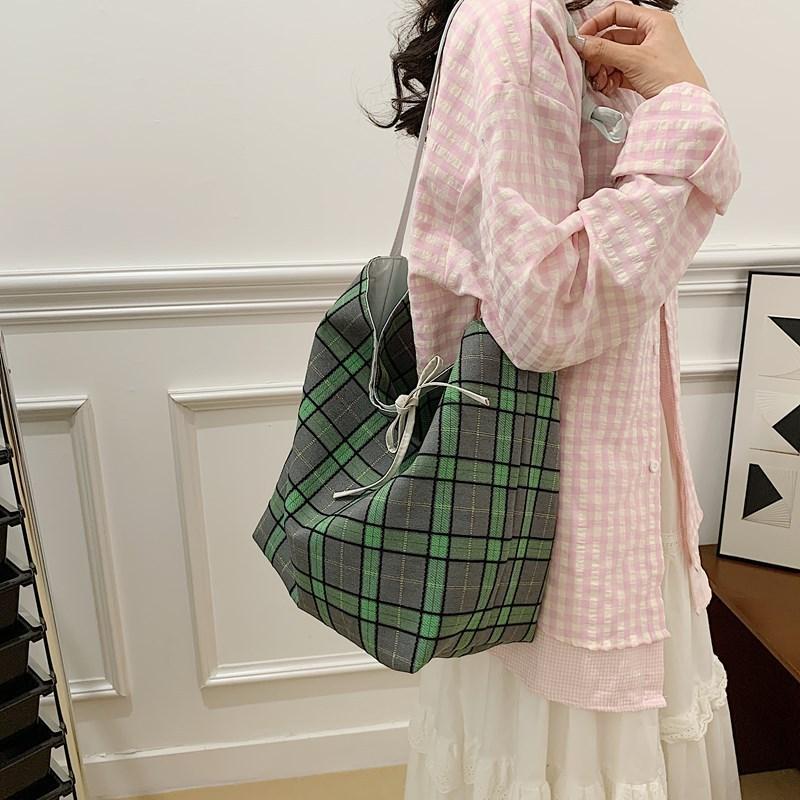 

Japanese and Korean Mori literary double-sided backpack summer new daily commuter tote pocket shoulder bag бежевий