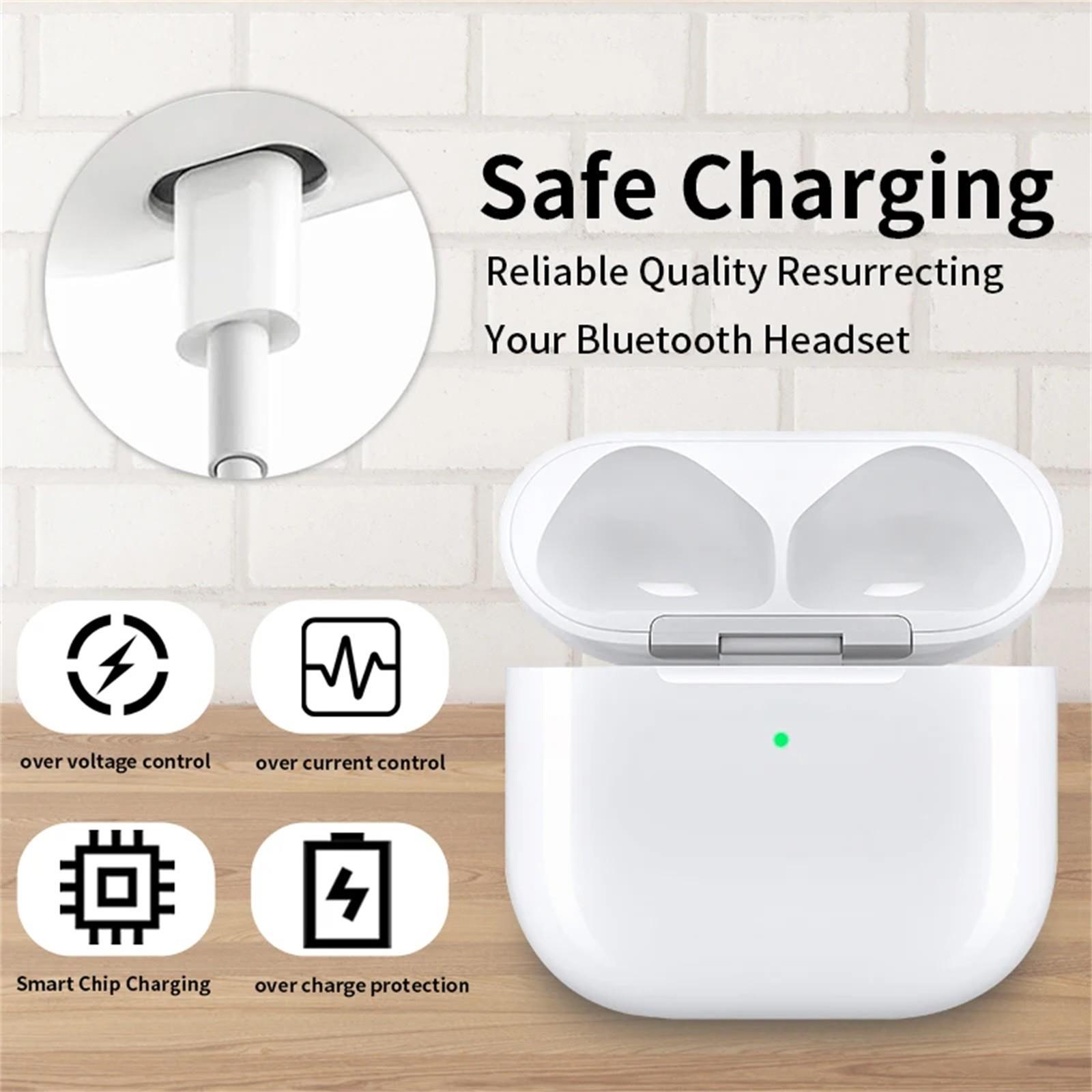 

Высокое качество для Air-pods 4 поколения зарядное устройство чехол замена беспроводной зарядки коробка Bluetooth наушники сопряжение One Size